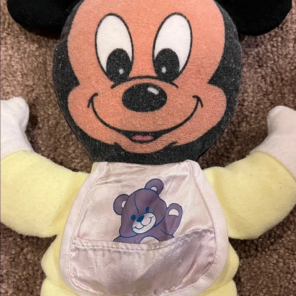 Vintage Disney baby Mickey Mouse Plush Toy